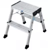 Step stool Krause 130037 Alumiinium Must