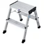 Step stool Krause 130037 Alumiinium Must