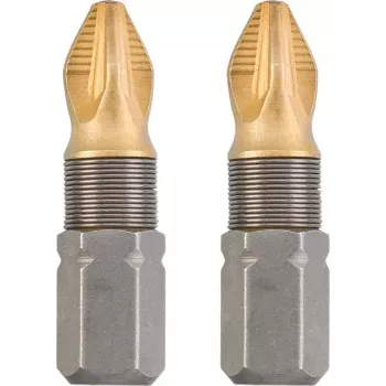 Kruvikeeramisotsak KWB 124102 2 tk Pozidriv PZ 2 25 mm kuuskant