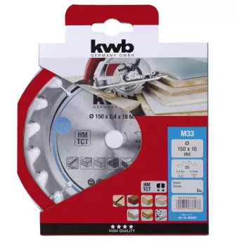 Ketasaeleht KWB 583357 15 cm lehtpuu, vineeri ja okaspuu jaoks