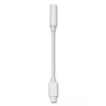 Audio kaabel 2GO 797140 0.1m 3.5mm Lightning Valge