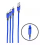USB kaabel ShiverPeaks BS14-50071 1,2 m USB A/USB C Micro-USB B sinine