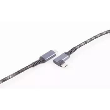 USB-C–USB-C kaabel ShiverPeaks BS14-75017, USB 3.2 Gen 2 (10 Gbit/s), 2 m, must/valge