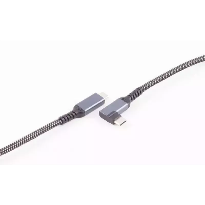 USB-C–USB-C kaabel ShiverPeaks BS14-75017, USB 3.2 Gen 2 (10 Gbit/s), 2 m, must/valge