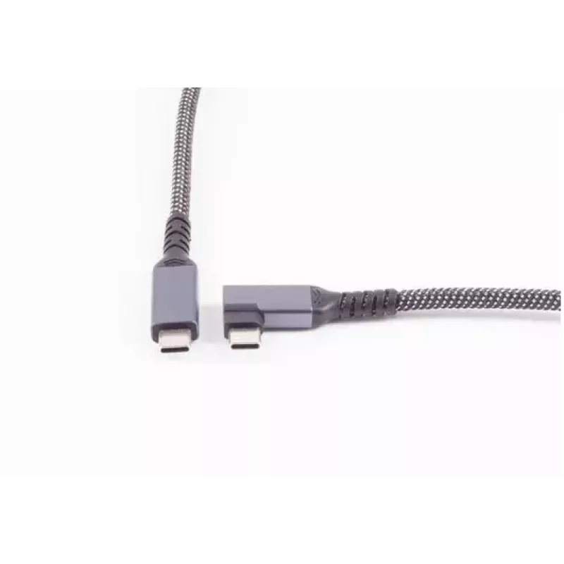 USB-C–USB-C kaabel ShiverPeaks BS14-75017, USB 3.2 Gen 2 (10 Gbit/s), 2 m, must/valge