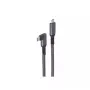 USB-C–USB-C kaabel ShiverPeaks BS14-75017, USB 3.2 Gen 2 (10 Gbit/s), 2 m, must/valge