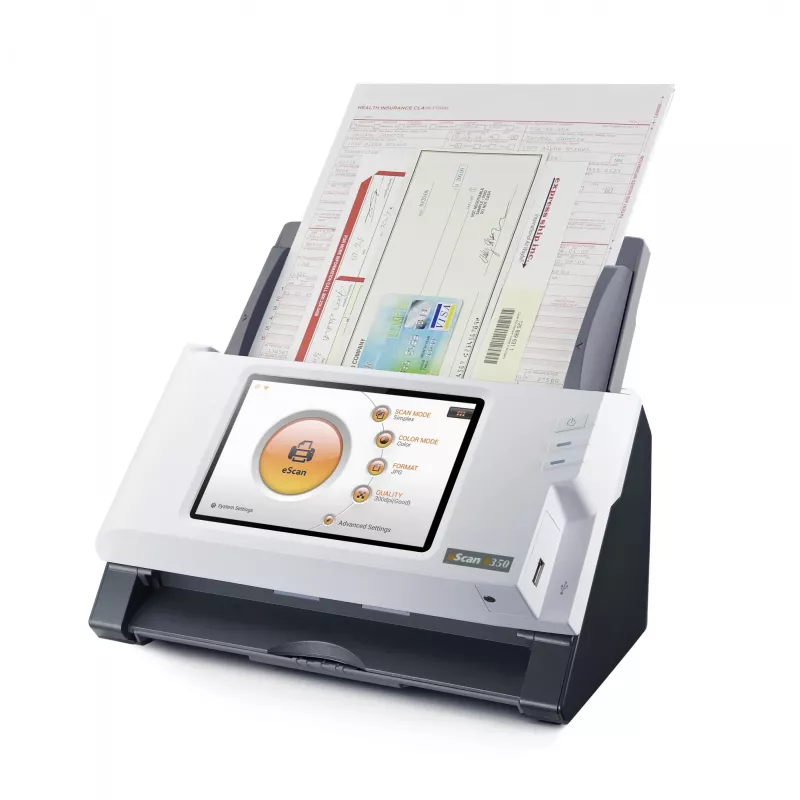 Plustek eScan A280 Essential ADF-skanner 600 x 600 DPI A4 Must, Valge