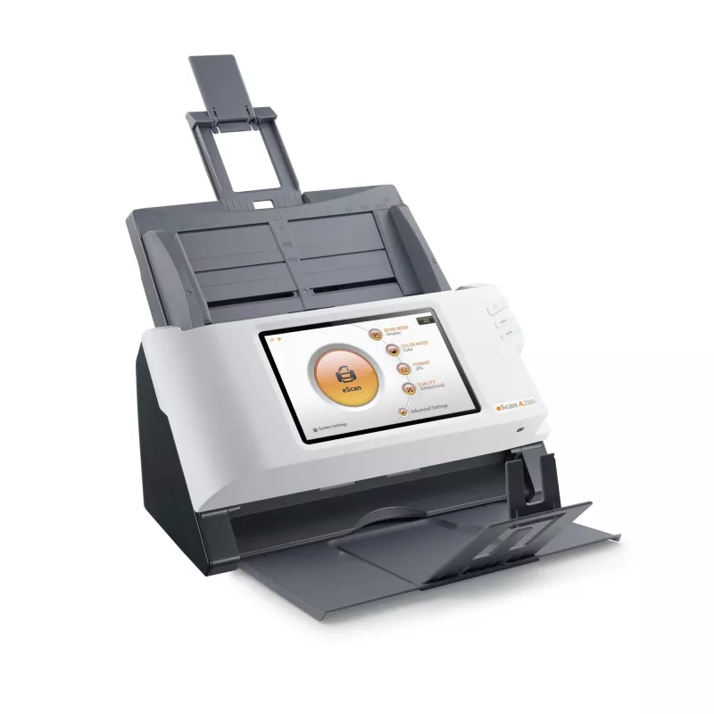 Plustek eScan A280 Essential ADF-skanner 600 x 600 DPI A4 Must, Valge