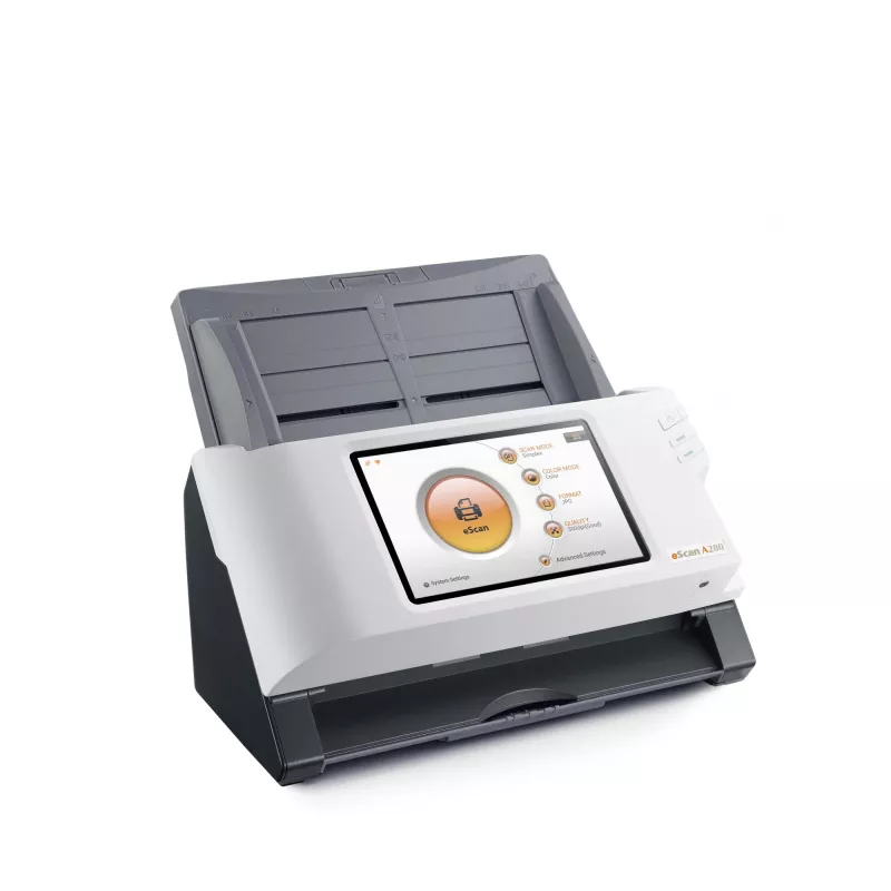 Plustek eScan A280 Essential ADF-skanner 600 x 600 DPI A4 Must, Valge