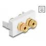DeLOCK Easy 45 pistikupesa valge 225mm 39mm 45mm