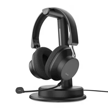 Hama BT-900 Peakomplekt Juhtmega ja juhtmevaba Peapael Kontor/kõnekeskus USB USB-C Bluetooth Laadimisalus Must