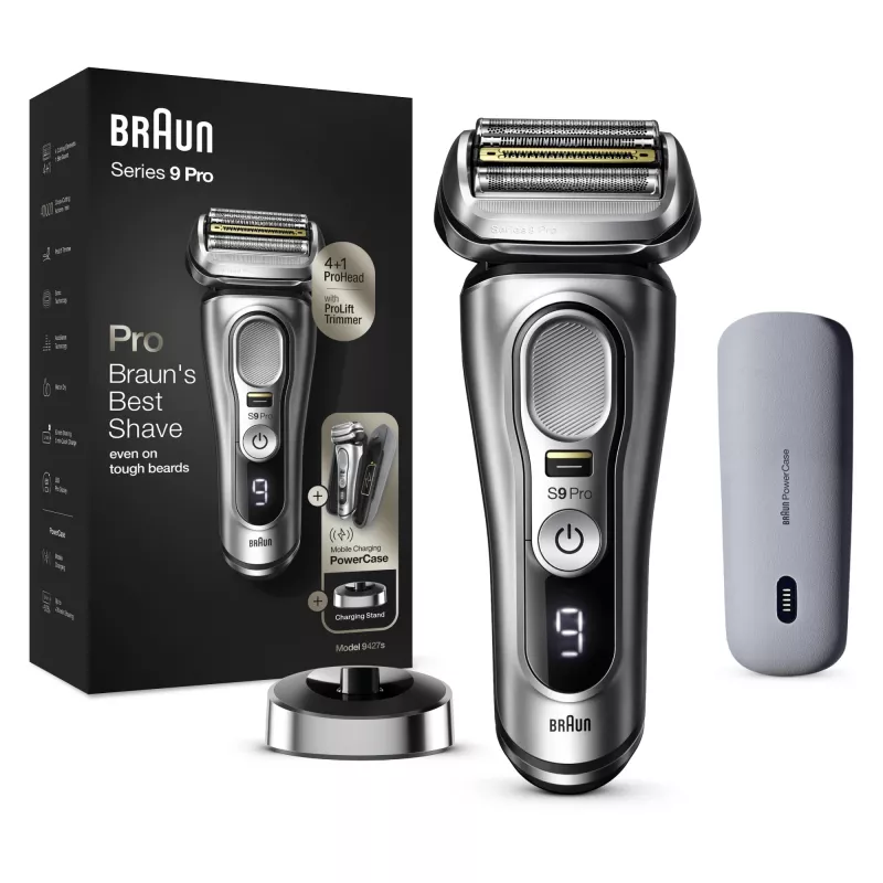 Braun Series 9 Pro 81744531 meeste pardel fooliumpardel trimmer hõbedane