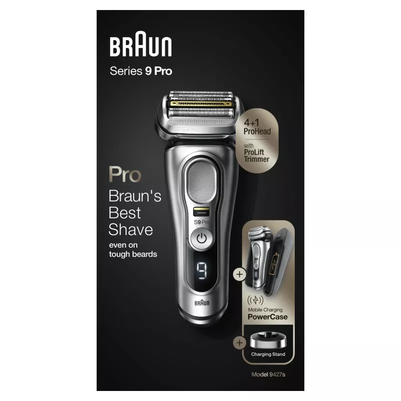 Braun Series 9 Pro 81744531 meeste pardel fooliumpardel trimmer hõbedane