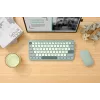 Juhtmeta Bluetooth 75% ASUS Marshmallow KW100 klaviatuur — QWERTZ paigutus, käärikytkised, roheline, kodune