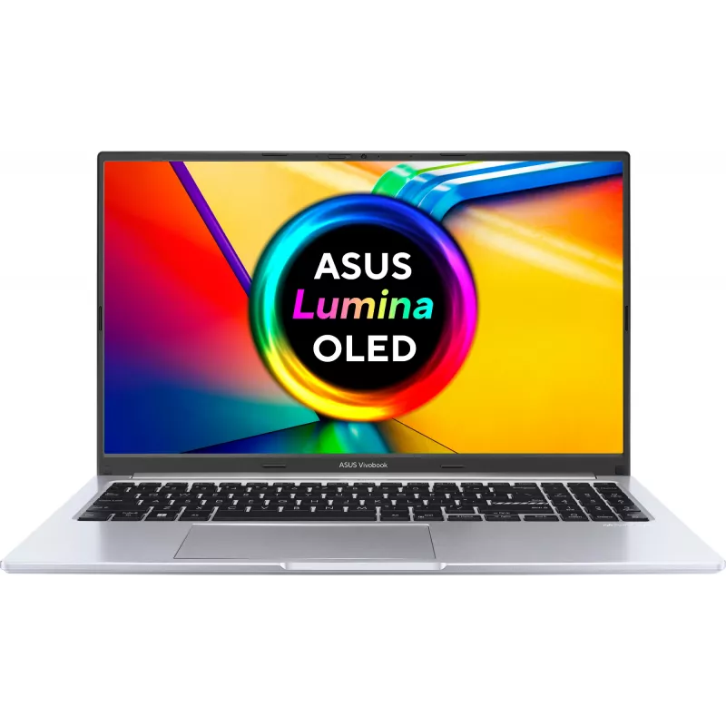ASUS Vivobook 15 OLED X1505VA-MA921 Intel® Core™ i9 i9-13900H sülearvuti 39,6 cm (15,6 tolli) 2.8K 8 GB DDR4-SDRAM 512 GB SSD Wi-Fi 6E (802.11ax) German Silver