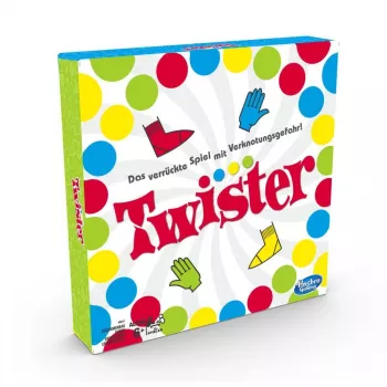 Hasbro Gaming Twister, Twisteri mäng, 6 a Hasbro Gaming Twister. Toote tüüp: Twisteri mäng, Soovitatav vanus (min): 6 a, Soovitatav vanus (max): 99 a