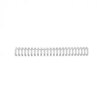 GBC WireBind Spines 3:1 A5 6mm 24L, hõbedane, 3 lehte, 100 tk