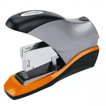 Rexel Optima 70 Low Force Heavy Duty Stapler Silver/Must, 70 sheets, Must, oranž, Silver, 6.8 cm, 850 g, 50 x 155 x 240 mm, 254 x 100 x 63 mm