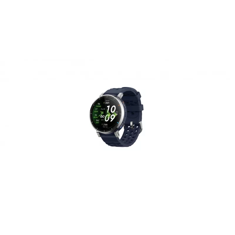 Nutikell Amazfit W2558GL2N — 1.32 tolli (3.35 cm) AMOLED 466×466 px, GPS, 365 mAh, silikoonrihm (sinine)