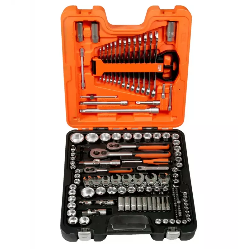 Bahco S138 padrunikomplekt, 138-osaline, 1/2", 1/4", 3/8"