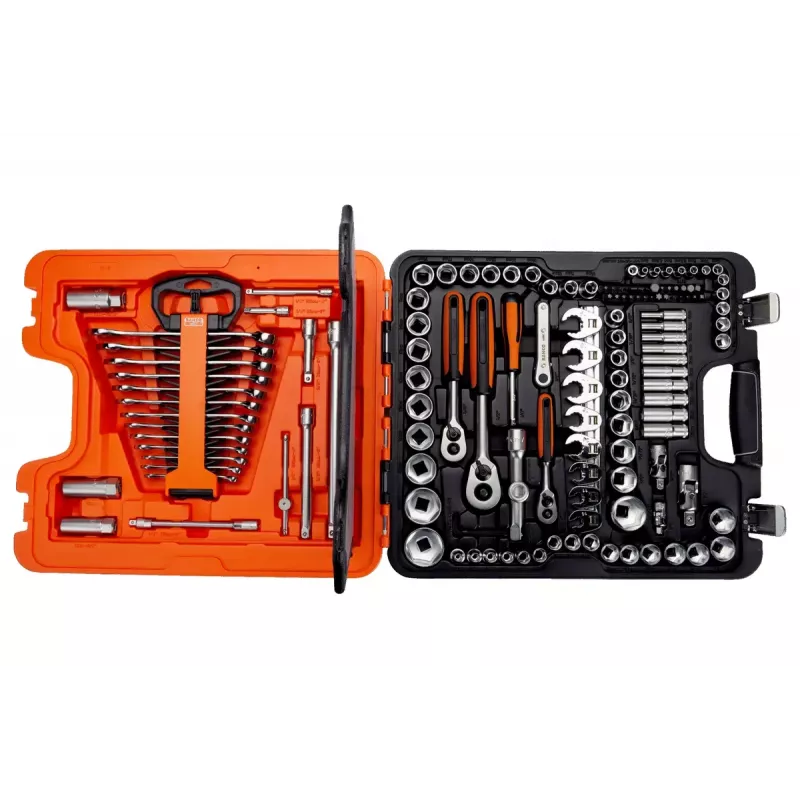 Bahco S138 padrunikomplekt, 138-osaline, 1/2", 1/4", 3/8"