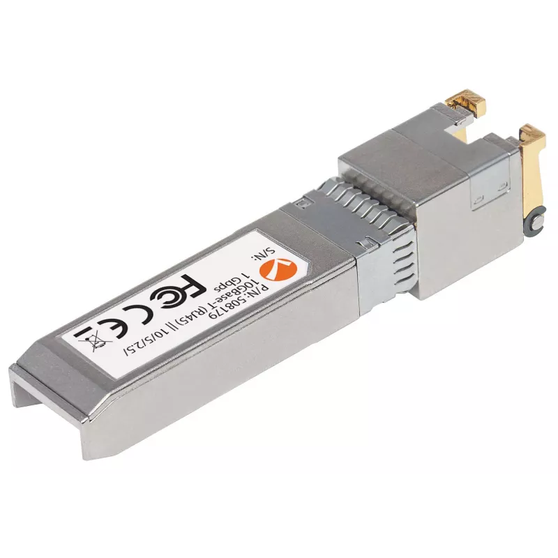 Intellinet transiiver Module, 10 Gigabit Copper SFP+, 10GBase-T (RJ45) port, 30m, kuni 10 Gbps andmeedastuskiirus Cat6a kaabeldusega, Ethernet, fiiber, MSA-ühilduv, samaväärne Cisco MA-SFP-10G-T-ga, kolmeaastane garantii