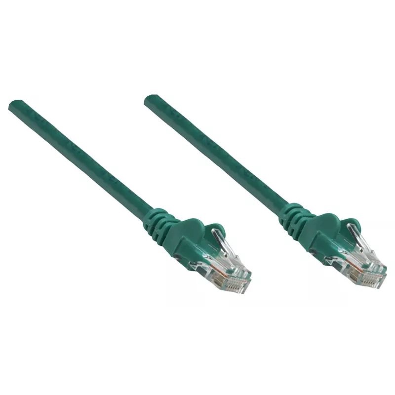 Intellinet võrgukaabel, Cat6, 2 m, roheline, vask, U/UTP, PVC, RJ45, kullatud kontaktid, takerdumisvastane, kaitsemuhv, eluaegne garantii