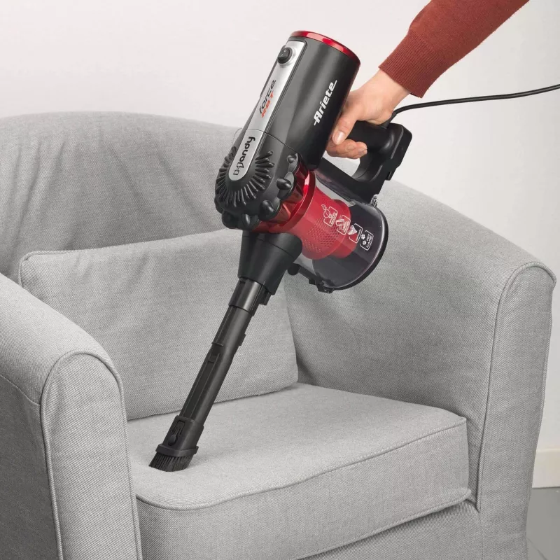 Ariete 2759/11 2-in-1 stick vacuum AC Dry HEPA Bagless 600 W Must, Red