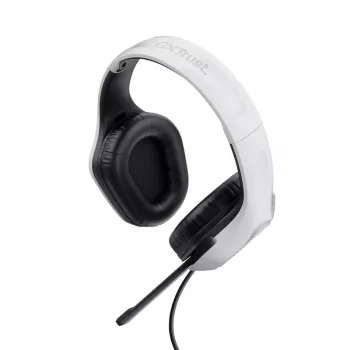Trust GXT 415PS ZIROX Peakomplekt Juhtmega Peapael Mängimine Must, Valge