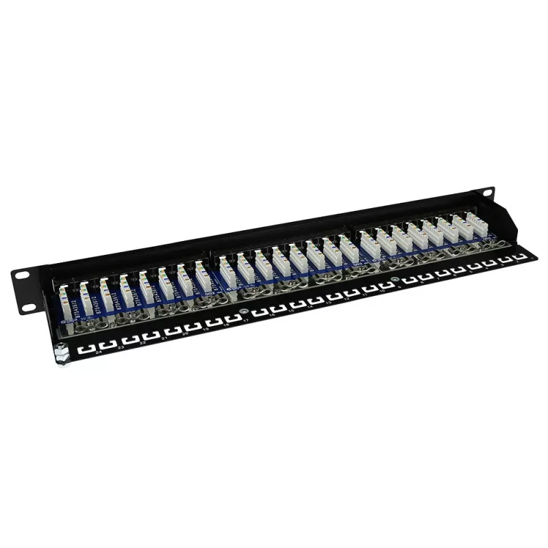 ACT Patchpanel CAT5E varjestatud 24 pordiga kaanega