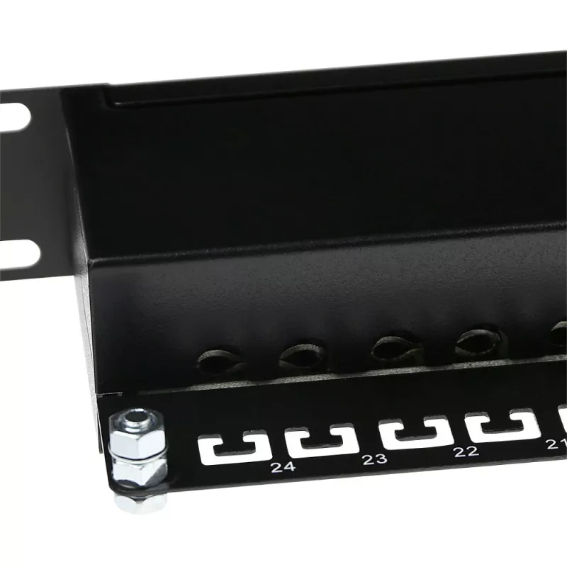 ACT Patchpanel CAT5E varjestatud 24 pordiga kaanega