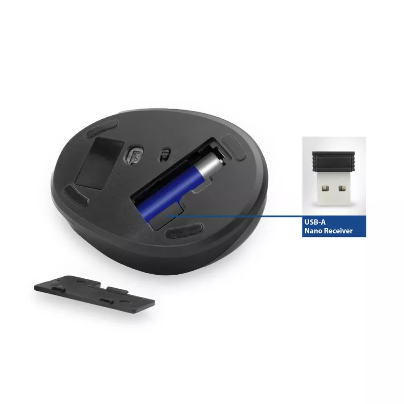 ACT juhtmevaba ergonoomiline hiir 1600 DPI RF Wireless