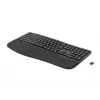 HP 680 Comfort kaherežiimiline klaviatuur, täissuuruses (100%), juhtmevaba, RF juhtmevaba + Bluetooth, QWERTY, must