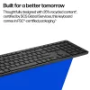 HP 490K mitme seadme kahese režiimiga klaviatuur, täissuuruses (100%), juhtmevaba, USB + Bluetooth, QWERTY, must