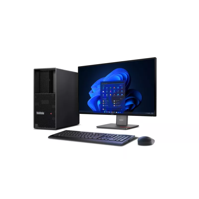 Lenovo ThinkStation P3 Tower Gen 2 Intel Core Ultra 7 265K 64 GB DDR5-SDRAM 1 TB SSD Windows 11 Pro tööjaam must