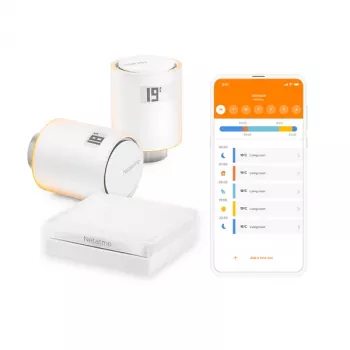 Netatmo NVP01-DE termostaatiline radiaatoriventiil Sobib siseruumides kasutamiseks