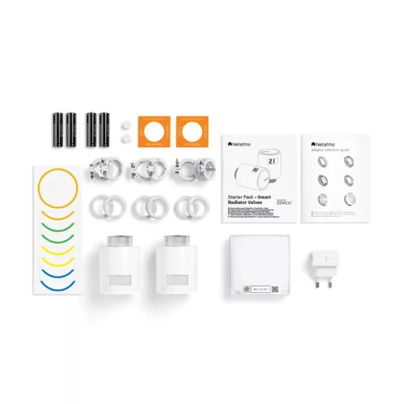 Netatmo NVP01-DE termostaatiline radiaatoriventiil Sobib siseruumides kasutamiseks