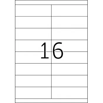 Isekleepuv printeri silt HERMA Labels Premium A4 105x33.8 mm