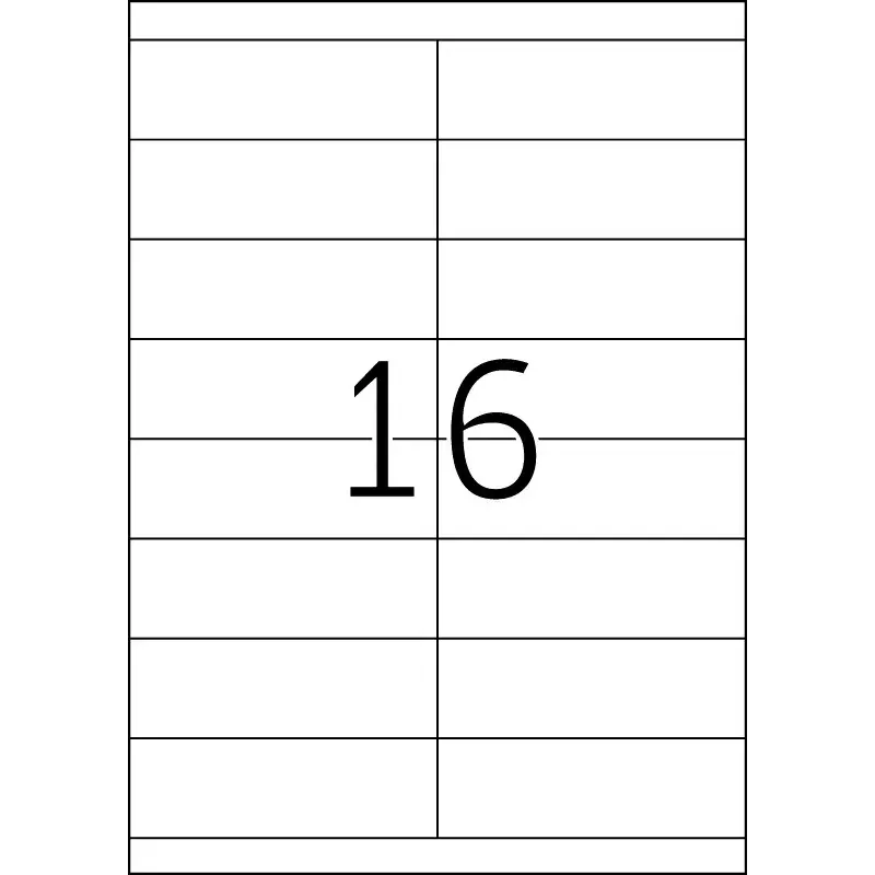 Isekleepuv printeri silt HERMA Labels Premium A4 105x33.8 mm