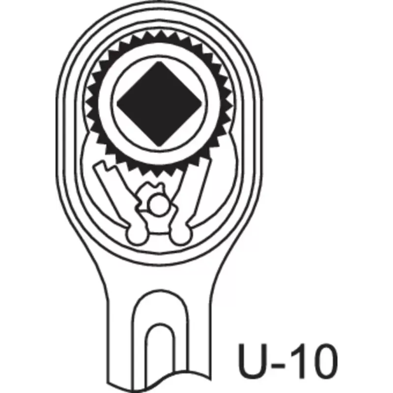 Gedore 1993 ALU-10 Alumiiniumist mutrivõti 10mm