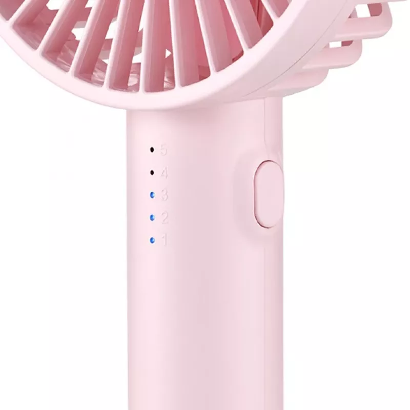 Unold Breezy II roosa 10 cm käsiventilaator