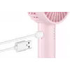 Unold Breezy II roosa 10 cm käsiventilaator