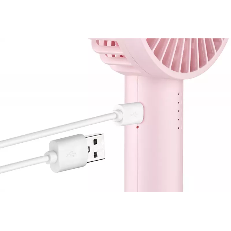 Unold Breezy II roosa 10 cm käsiventilaator