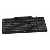 Juhtmega Cherry CHERRY KC 1000 SC täissuuruses USB-klaviatuur, QWERTY, 109 klahvi, 1,8 m kaabel, must