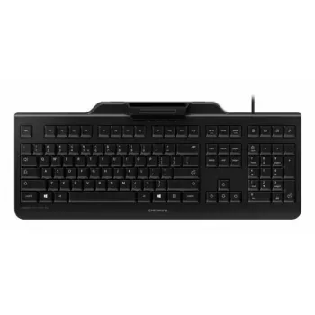 Juhtmega Cherry CHERRY KC 1000 SC täissuuruses USB-klaviatuur, QWERTY, 109 klahvi, 1,8 m kaabel, must