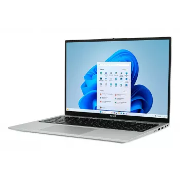 TERRA MOBILE 1610A AMD Ryzen™ 7 7730U sülearvuti 40,6 cm (16 tolli) WUXGA 16 GB DDR4-SDRAM 512 GB SSD Wi-Fi 6 (802.11ax) Windows 11 Home German Must, hõbedane