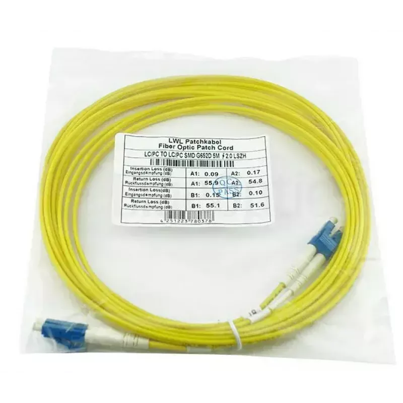 InfiniBand/kiudoptiline kaabel BlueOptics SFP3131BU30MK 30 m LC kollane