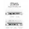 ICY BOX 7-ühes USB USB-C dokkimisjaam M.2 NVMe pesaga, SSD, mälukaart, M.2, 4 TB, USB 3.2 Gen 2 (3.1 Gen 2) USB-C, hõbedane, alumiinium