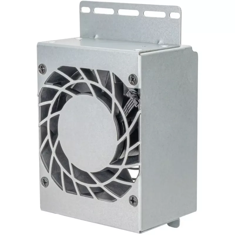 CPU jahuti SILVERSTONE RAC45-FC-801 kompaktne 80 mm ventilaator, hõbedane/must