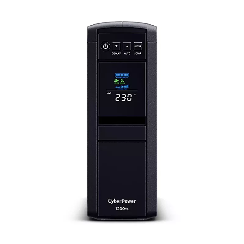 CyberPower CP1200EIPFCLCD katkematu toiteallikas (UPS) Line-Interactive 1,2 kVA 720 W 6 vahelduvvoolupesa